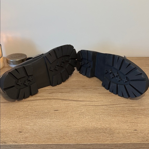 Madden Girl Harlow Platform Black Patent Loafers w/Front Buckles. NWOT - Picture 7 of 8